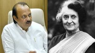 Ajit Pawar tribute Indira Gandhi
