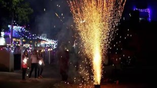 Fireworks started from early morning and continued throughout the day diwali festival 2023 pune news