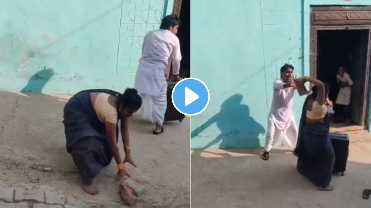 video of husband and wife fighting