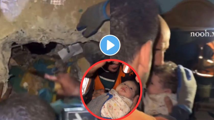Toddler found alive under rubble after 37 days in Gaza