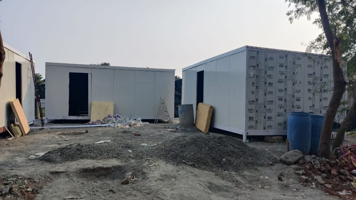 Expansion of Naigaon police station in container