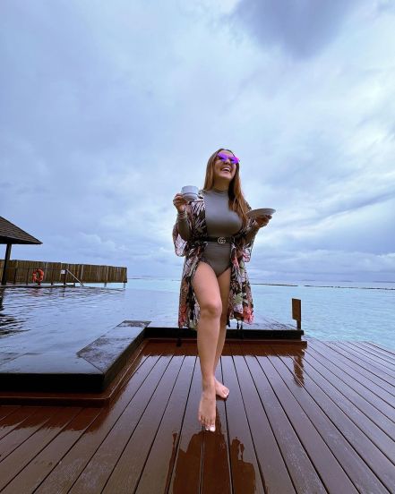 Neha Kakkar Maldives Bold Look