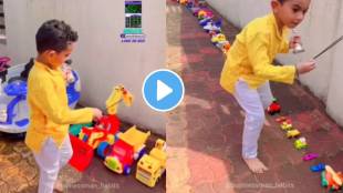 This little boy have so many cars collection netizans says he is richest than ambani video ges viral