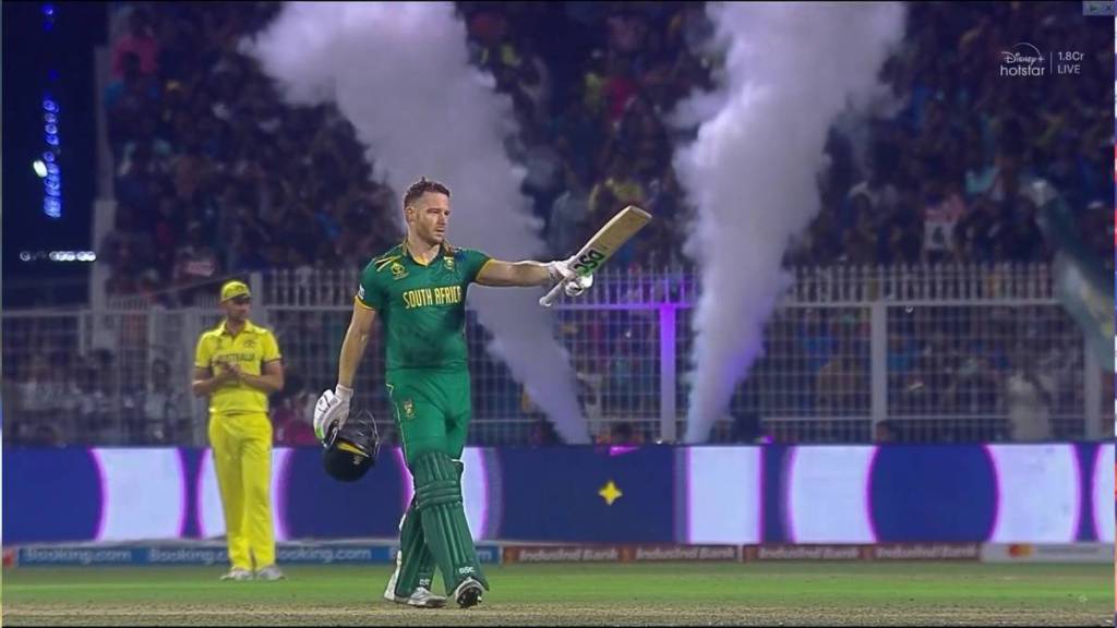 डेव्हिड मिलरने झळकावले शतक (Photo source -@CricCrazyJohns)