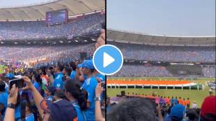 ICC World Cup 2023 one thousand indian fans sing national anthem in odi wc 2023 final between india vs australia