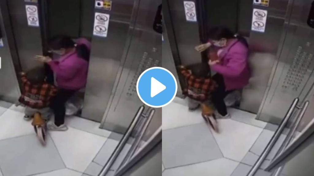 A child's hand got stuck in the elevator while playing be careful while taking your children in lift