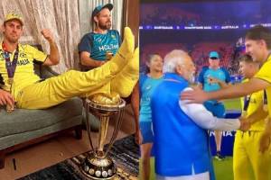 Mitchell Marsh Restricted In India Demands activist Narendra Modi Letter FIR against Australian all-rounder For Feet On WC Trophy