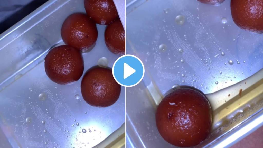 Worm found in gulabjam sweets bought by young man After seeing the video netizens said New fear unlocked