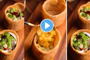 Prepare maida and wheat flour Glass Chaat at home try ones Watch this simple video of the recipe