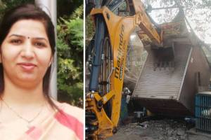 Road widening works Manpada