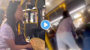 Woman barks at a man for playing music without headphones on the bus video goes viral