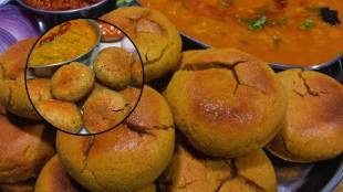 Khandeshi style dal bati recipe in marathi Khandeshi Style Varan Batti khandeshi recipes in marathi