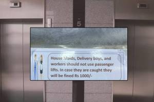 If Maid Driver And Delivery Boyes Use Main Lifts Rs 1000 Will Be Fined Notice sparks debate post viral
