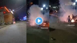 diwali 2023 people lives in trouble due to firecrackers watch these dangerous viral video