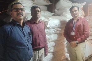 On suspicion of adulteration stocks of chilli coriander powder were seized