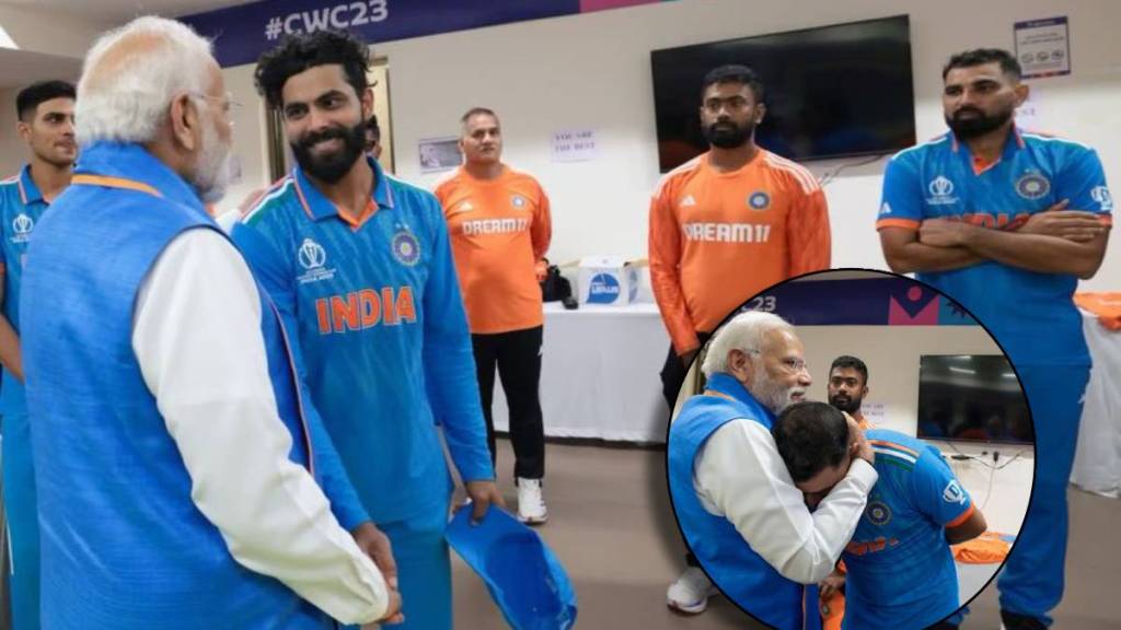 PM Narendra Modi in dressing Room