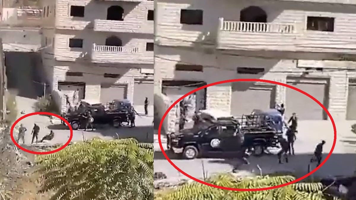 Palestine President convoy attacked