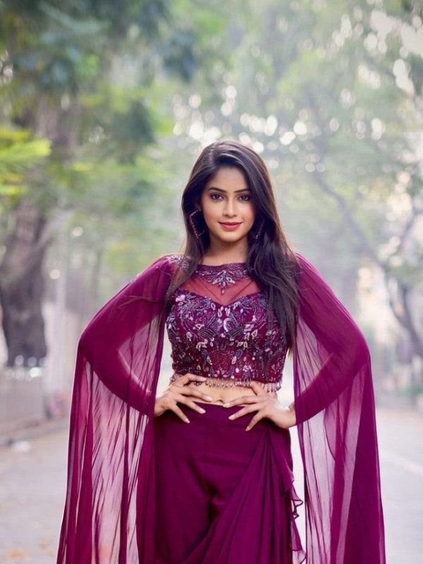 Prapti Redkar Purple Designer Dress