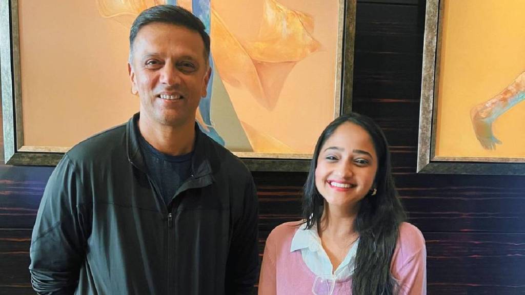 Rahul Dravid And Marathi Actress Aditi Dravid