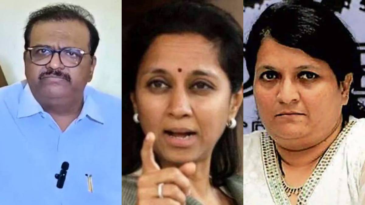 Sameer Bhujbal Supriya Sule Anjali Damaniya