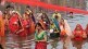 Water polluted due to Chhata Puja in Papadakhind Dam vasai