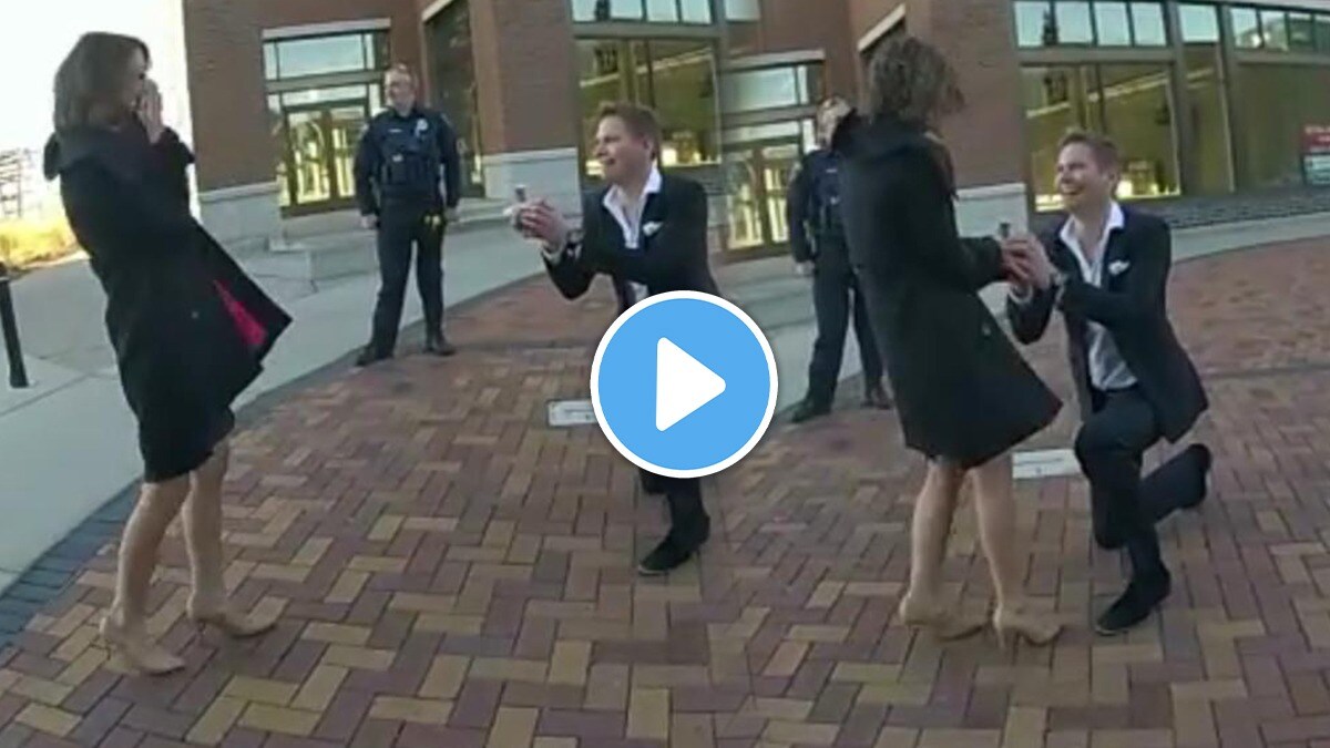 Viral wadding proposal
