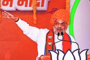 Union Home Minister Amit Shah on Saturday asserted that only Prime Minister Narendra Modi government has the courage to stop infiltrators in the country