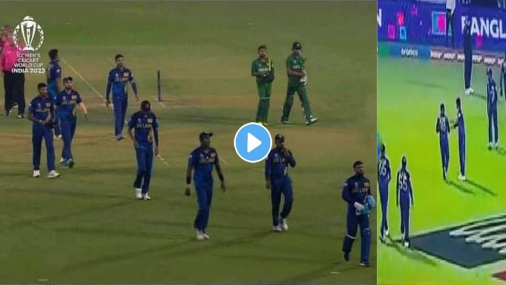 BAN vs SL: The ruckus did not stop even after the match players did not shake hands with each other Mathews showed the watch to Shakib