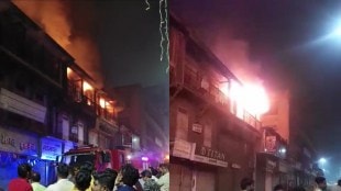 nashik fire breaks out, cloth shop fire nashik, cloth shop fire due to crackers in nashik