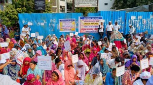 nagpur agitation, national health mission contract employees, health mission contract employees agitation in nagpur