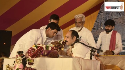 sri shivpuran mahakatha nahsik, dada bhuse shivpuran katha, pandit pradeep mishra shivpuran katha, nashik dada bhuse election