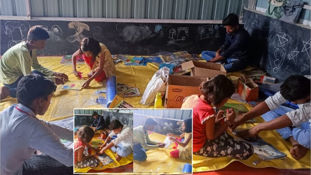 yavatmal hospital of books, dhangarwadi children opened hospital of books