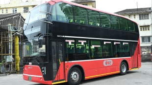 electric double-decker bus