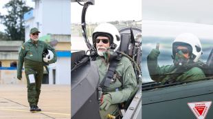 Prime Minister Narendra Modi Takes Flight In Fighter plane Tejas During Visit To HAL, See Photos