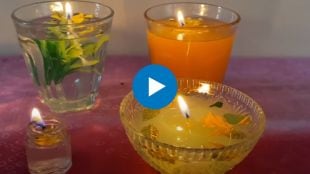 How to make water diya or candles