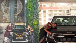 siddharth chandekar and mitali mayekar bought new luxirious car