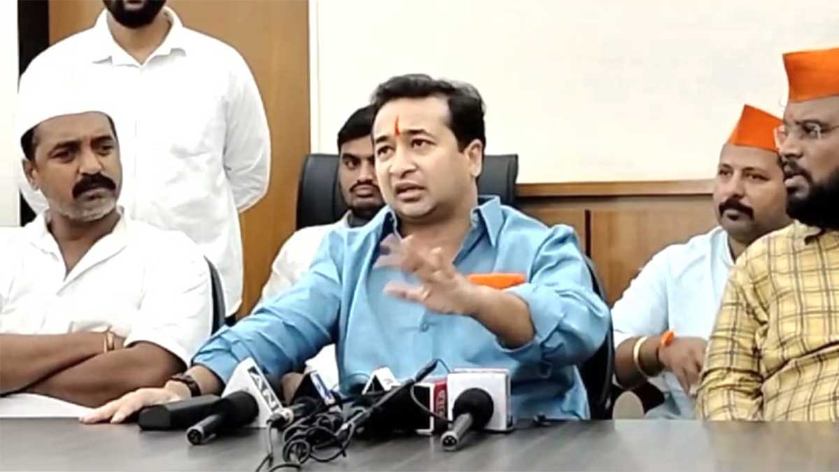 bjp mla nitesh rane claim explosion during bomb testing not due to gas cylinder leak in akola