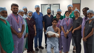 plastic surgery department successfully treated patient hand cut in two 'compressor' explosion