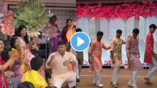 a group of brothers dance in sister wedding on Gadi Wala Aaya Ghar Se Kachra Nikal for addressing sister as a kachra