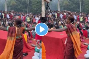 a old lady dance in pune video goes viral