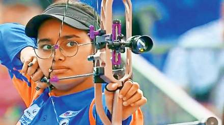 parneet kaur wins two gold medals in asian archery championship 2023