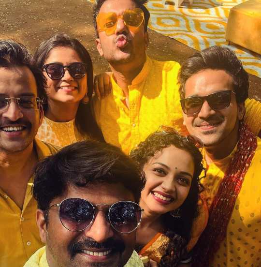 prasad jawade and amruta deshmukh marriage photos