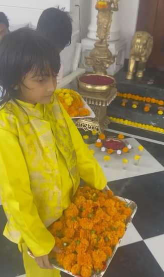 genelia and riteish deshmukh children celebrated diwali in latur