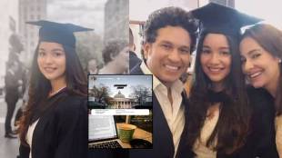 sara tendulkar completed her masters degree at london university