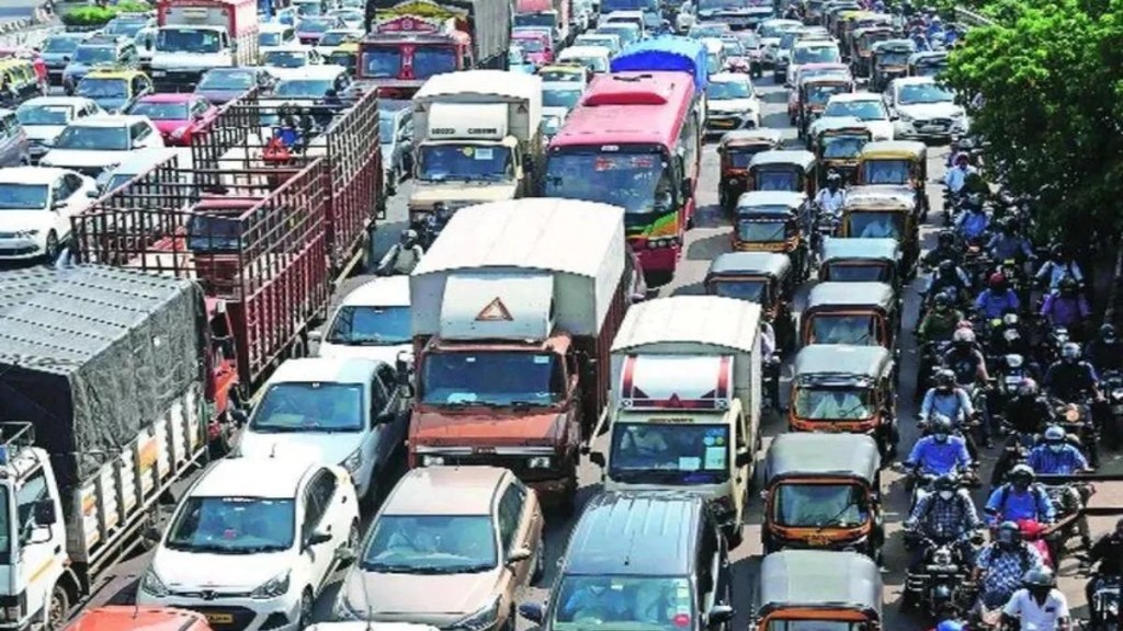 people from Thane Kalyan and Navi Mumbai will be stuck in traffic jam