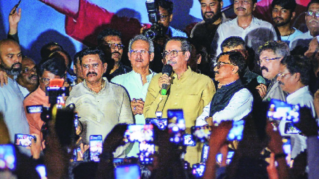 Uddhav Thackeray visited the demolished Shiv Sena branch in Mumbai and criticized the state government