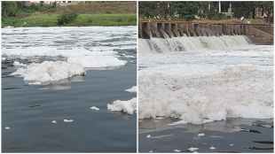 Indrayani river, pollution, chemical discharge, Toxic foam, alanadi