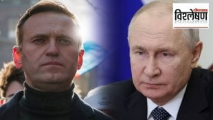 Alexei Navalny and Vladimir Putin