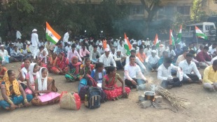 Elgar labor organization agitation shelters nashik