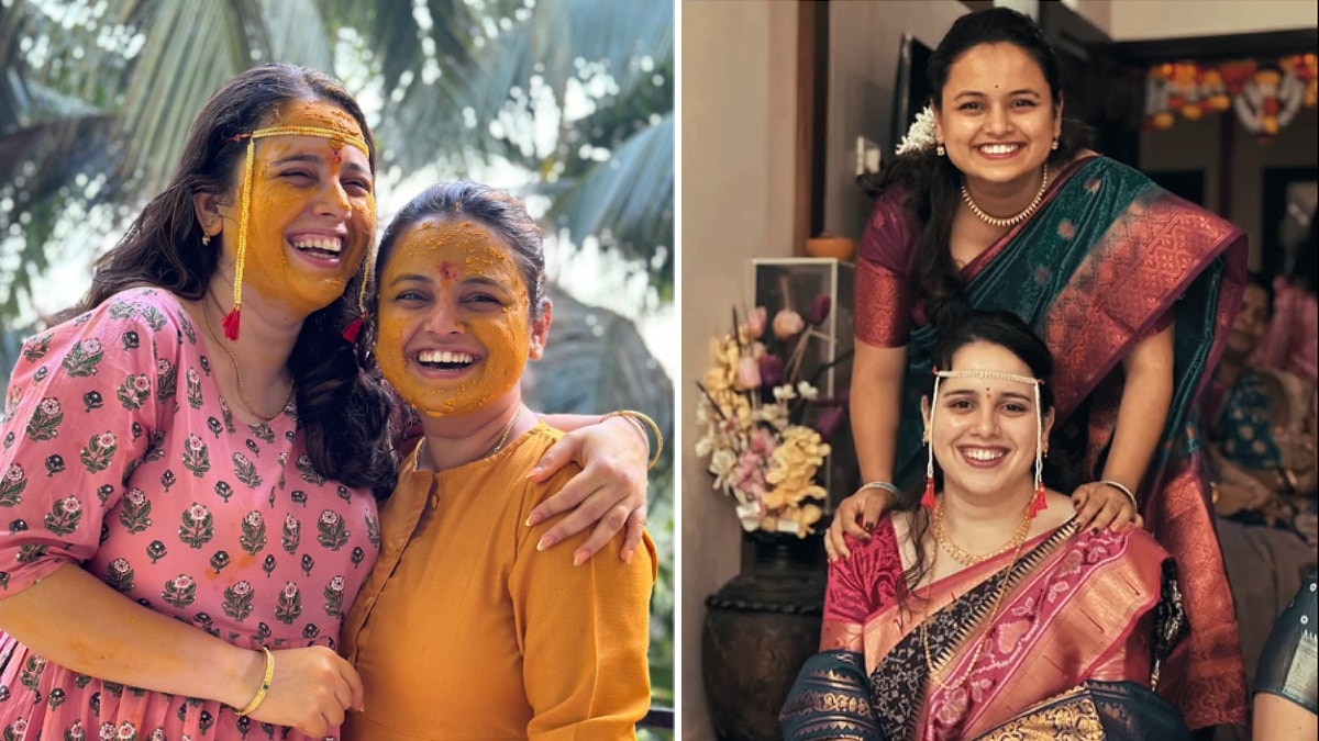 Mugdha Vaishampayan Sister Wedding Photos